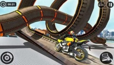 摩托车牛顿特技 摩托车牛顿特技