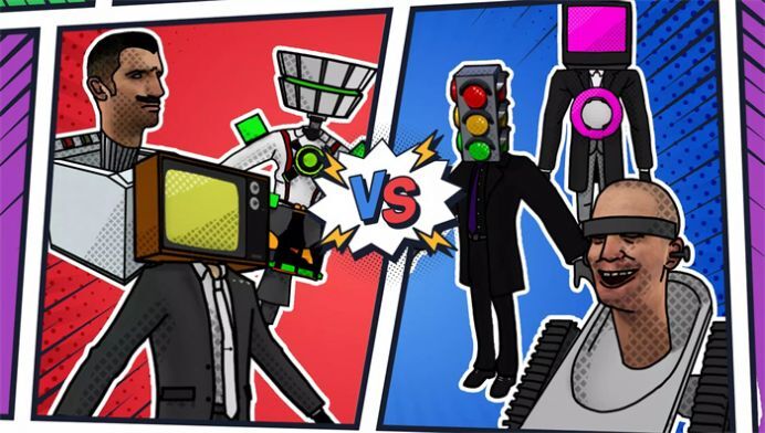 合并马桶人战斗