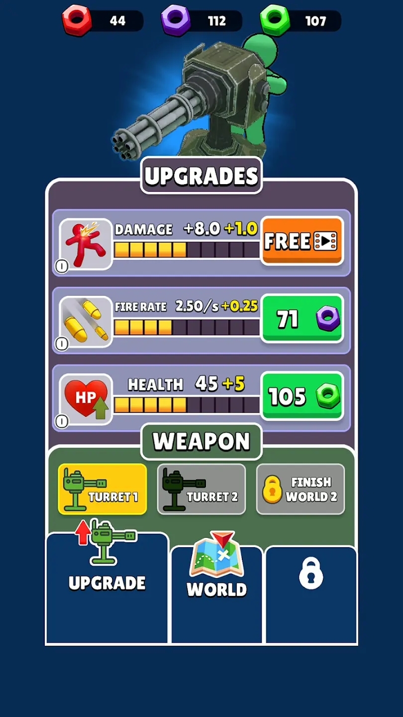 弹药狂热塔炮防御功能菜单版 弹药狂热塔炮防御功能菜单版