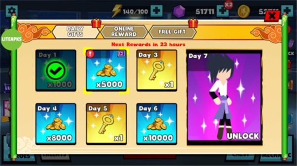 火柴人忍者忍者格斗无限金币钻石版