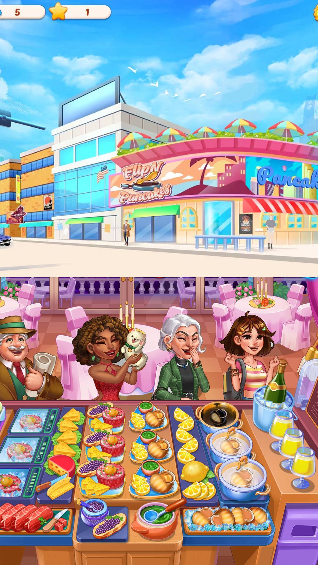 楼下小餐厅无限金币版