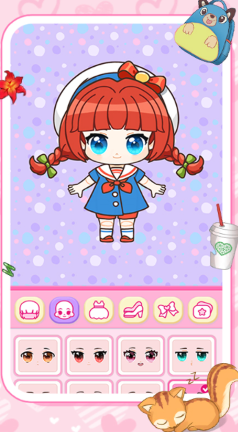 迷你校园装扮少女