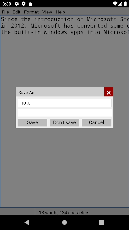 视窗记事本 视窗记事本